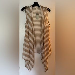 Chicos Sheer Darma Vest